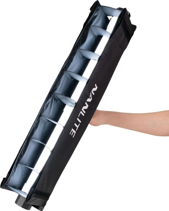 Image du produit Nanlite Barndoor avec grille nid d'abeille (PavoTube II 15X) (Grille, 54 cm)
