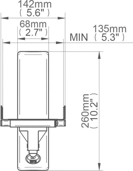 Produktbild b-tech Bt77 (1 Paar, Wandmontage, Schwenkbar)