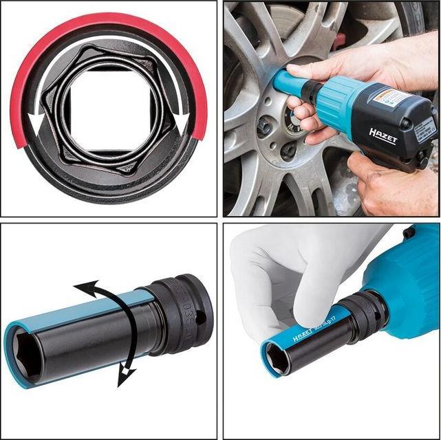 Produktbild HAZET Schlag-, Maschinenschrauber Steckschlüsseleinsatz ∙ Sechskant 903SLG-21 ∙ Vierkant12,5 mm (1/… (21 mm)