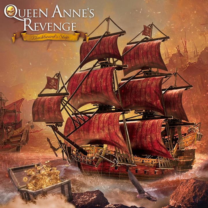 Produktbild Cubicfun 3D Puzzle Queen Annes Revenge 391 Teile (391 Teile)