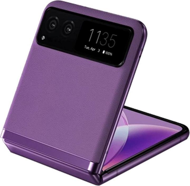 Actual product image Motorola Razr 40 (256 GB, Summer Lilac, 6.90", SIM + eSIM, 64 Mpx, 5G)