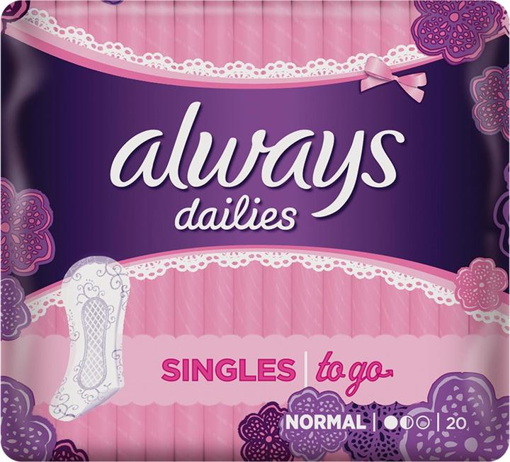 Actual product image Always Normal To Go (20 x, Panty liners)