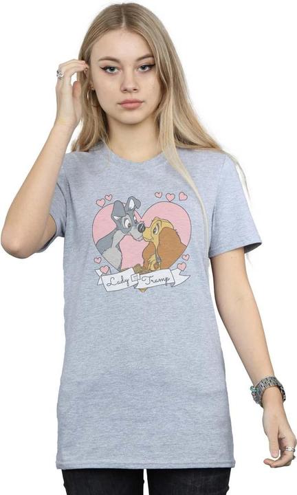 Immagine prodotto Disney Lady And The Tramp Love Maglietta Ampia Donna (XL)