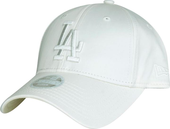 New Era 9Forty Damen Cap - Satin Los Angeles Dodgers Weiss