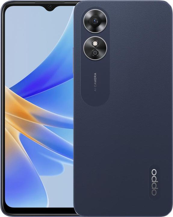 Produktbild OPPO A17 (64 GB, Midnight Black, 6.56", Dual SIM, 50 Mpx, 4G)
