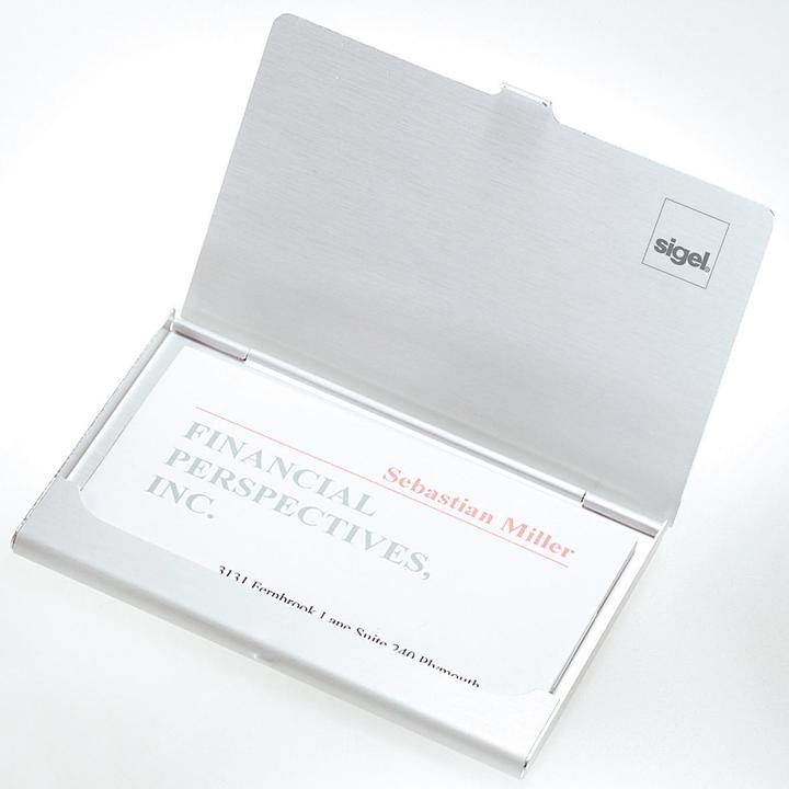 Image du produit Sigel Etui pour cartes de visite (A8)