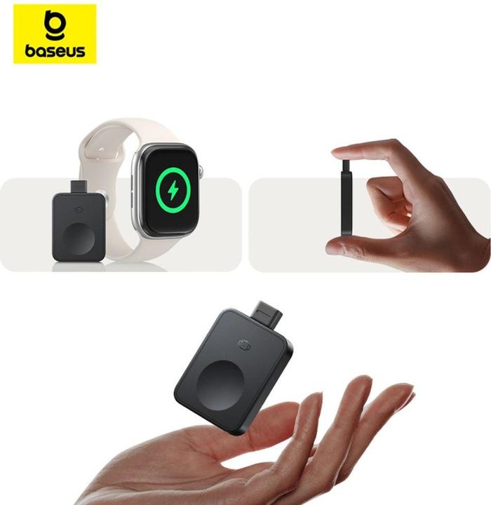Immagine prodotto Baseus MagPro 2.5W Magnetic Inductive Charger for Apple Watch - Black (2.50 W)