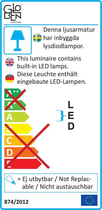 Etichetta energetica Star Trading Illuminazione (E27, 4 W, 350 lm, 1 x, F)