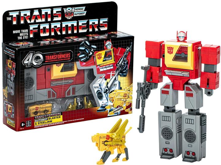 Actual product image Transformers Autobot Blaster & Steeljaw