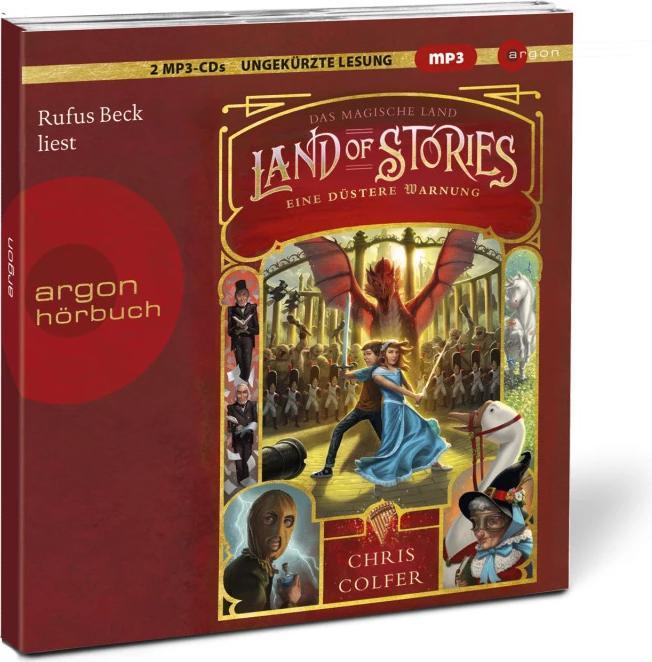 Actual product image Land of Stories: The Magical Land 3 - A Dire Warning (Chris Colfer, Brandon Dorman, Rufus Beck, Fabienne Pfeiffer, German)