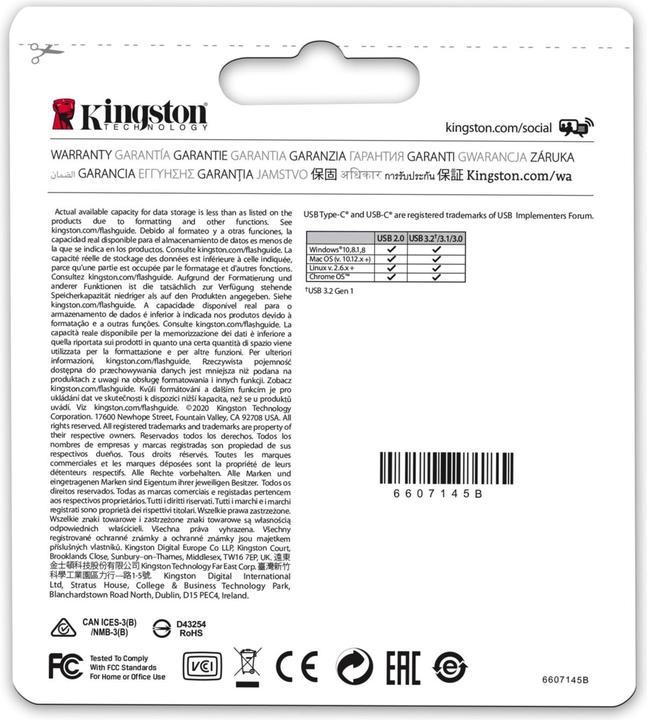 Actual product image Kingston DataTraveler microDuo 3C (128 GB, USB-C)