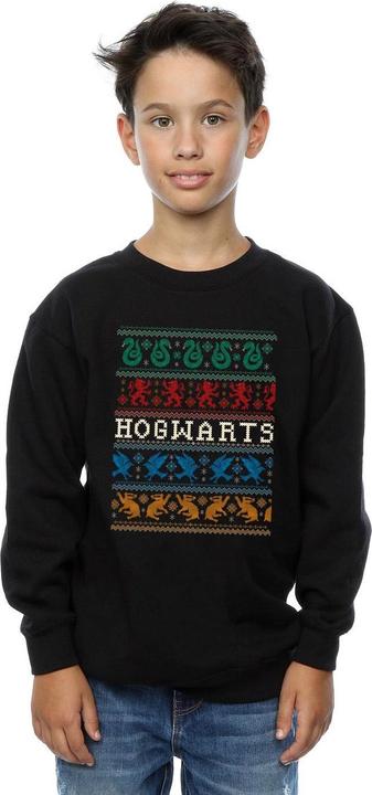 Immagine prodotto Christmas Fair Isle Houses Felpa Ragazzi (140, 146)