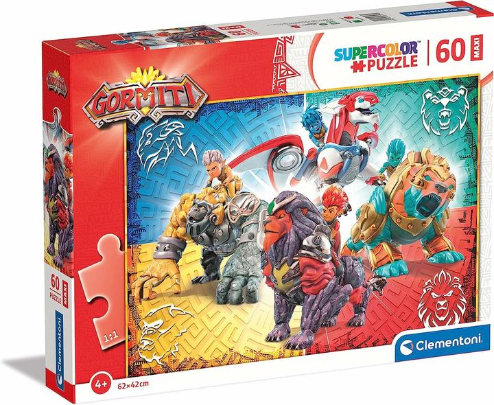 Actual product image Clementoni Puzzle Gormiti: Warrior of the four elements MAXI 60 pieces (60 pieces)