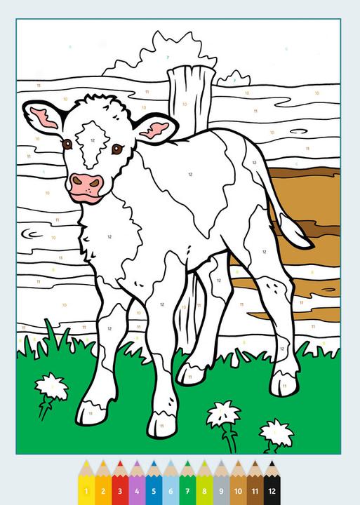 Actual product image Ravensburger CreArt Painting by numbers from 5: Animal children