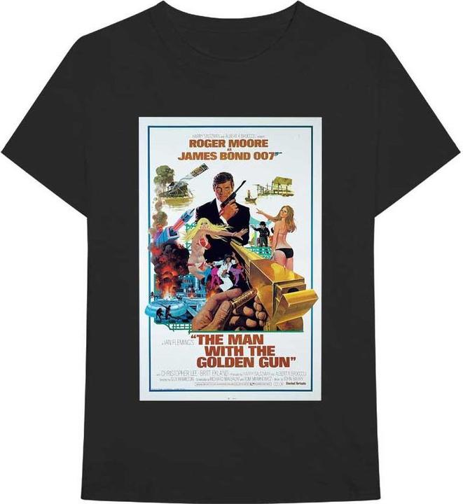 Actual product image James Bond The Man With The Golden Gun TShirt (M)