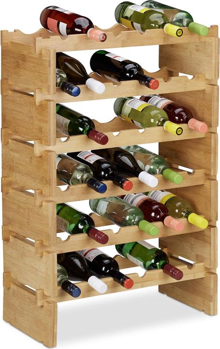 Relaxdays Weinregal (60 x 28.5 x 86 cm)