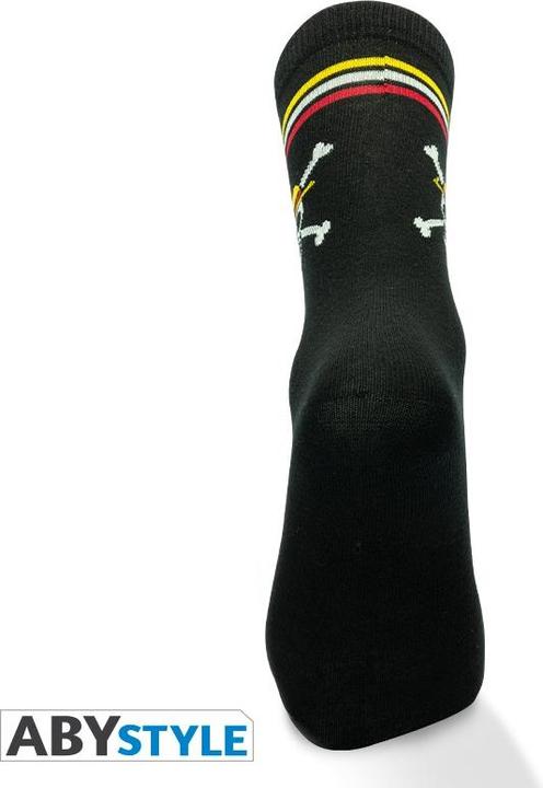 Produktbild One Piece - Socks - Black - Skull (2er Pack, 38 - 43)
