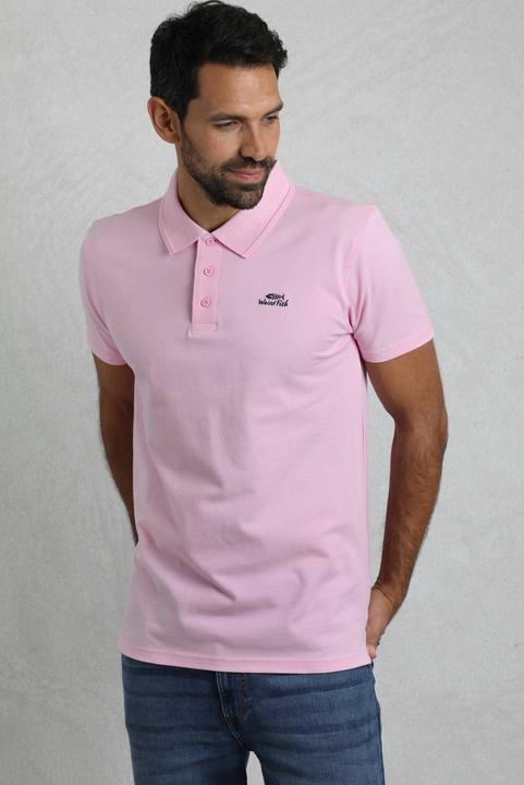 Actual product image Weird Fish Mens Miles Pique Organic Polo Shirt (M)