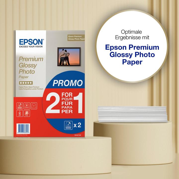 Produktbild Epson Premium Glossy (255 g/m², A4, 30 x)