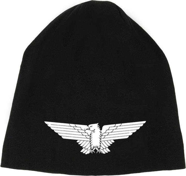 Actual product image Saxon Unisex Adult Logo & Eagle Beanie (One size)