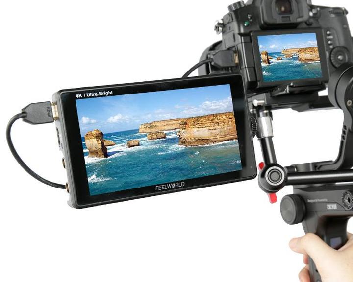 Actual product image Feelworld LUT6S 6" 2600nits touch screen 3D LUT on-camera wit (6", Full HD)
