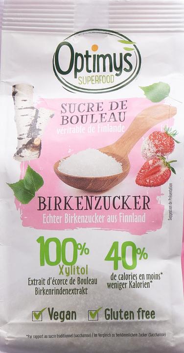 Actual product image Optimys Birch sugar Xylitol (400g) (408 g)
