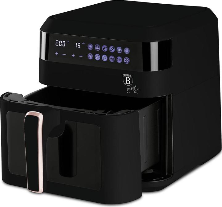 Produktbild BerlingerHaus BH9446 Air fryer, 6,3L, visible window Black Rose CollectionMona