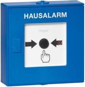 Image du produit Hager BEKA Détecteur radio à bouton-poussoir RFM200D Alarme maison bleu