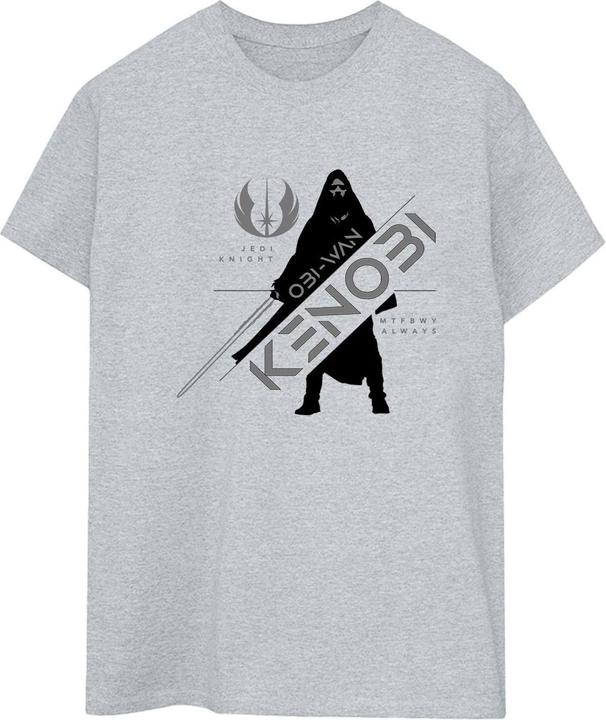Immagine prodotto Star Wars Obi-Wan Kenobi Jedi Knight Maglietta Ampia Donna (L)