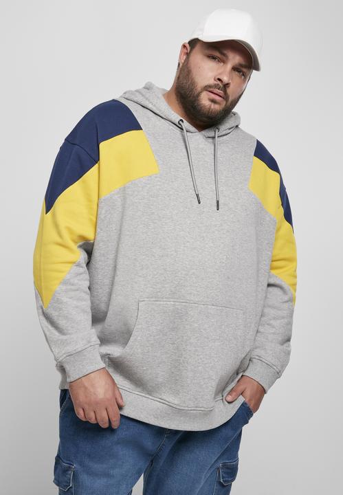 Immagine prodotto Urban Classics Felpa con cappuccio oversize a 3 toni (S)
