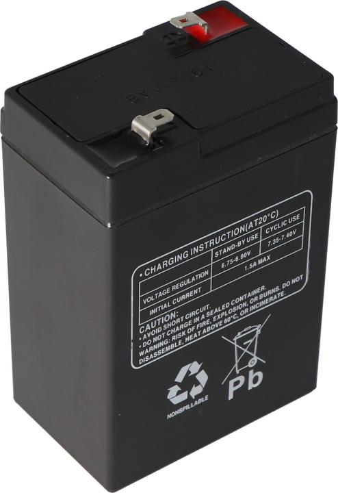 Image du produit Multipower Akku MP4.5-6 Blei mit 4,8mm Faston Kontakten (6 V, 4.50 Ah)