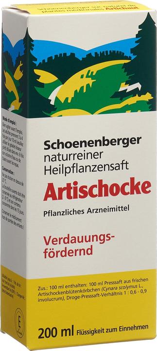 Schönenberger Artischocken Heilpflanzensaft