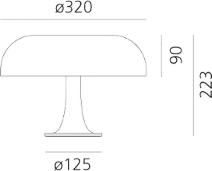 Actual product image Artemide Nessino (E14)