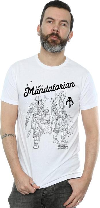 Produktbild Star Wars The Mandalorian Hunter Profile TShirt (M)