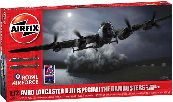 Actual product image Airfix Kit Avro Lancaster B.III The Dambusters 1:72