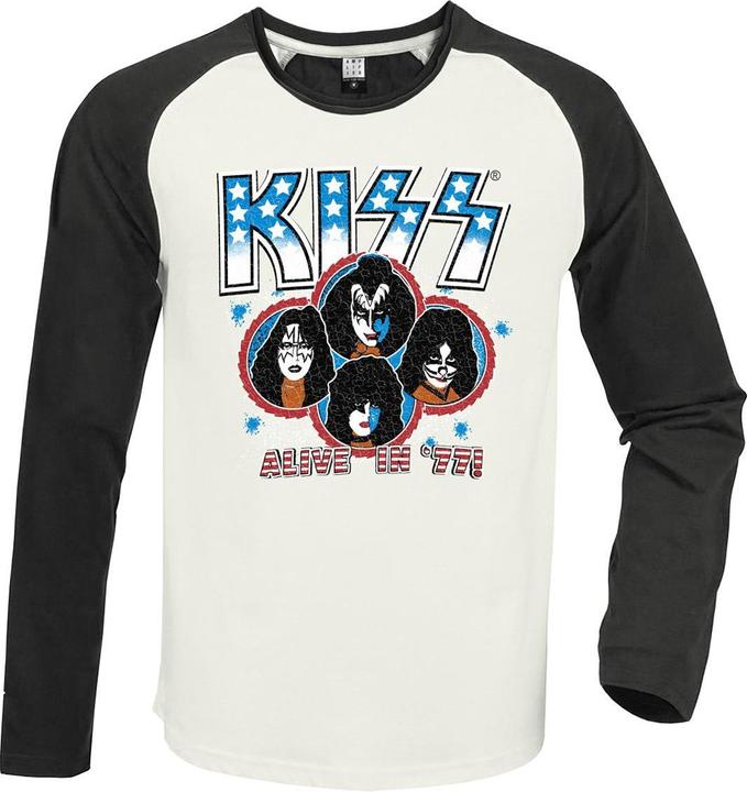 Immagine prodotto KISS Alive In '77 Maglietta Manica Lunga Adulto Unisex (L)