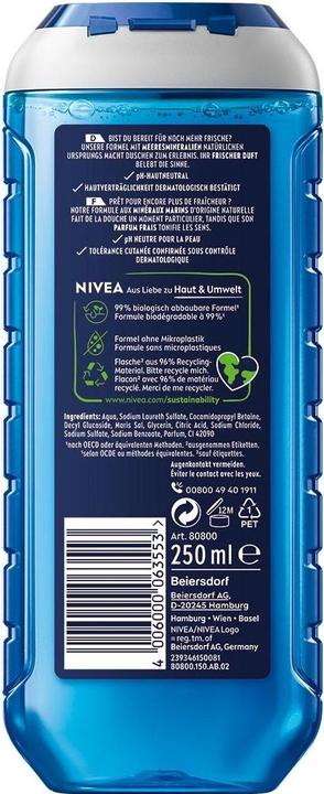 Actual product image NIVEA Men Pflegedusche Fresh Ocean (n) 250 ml (250 ml)