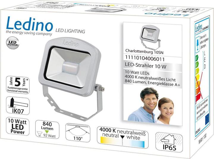 Produktbild Ledino LED-Strahler Charlottenburg (840 lm, IP65)