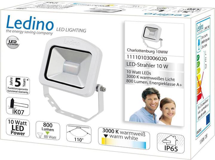 Actual product image Ledino LED spotlight Charlottenburg (800 lm, IP65)