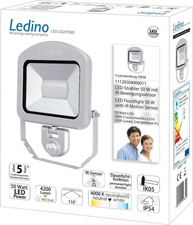 Produktbild Ledino LED-Strahler m. Sensor (4200 lm, IP54)