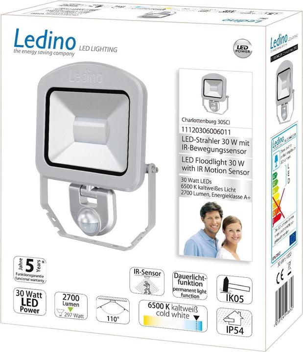 Image du produit Ledino Projecteur LED avec capteur (2700 lm, IP54)