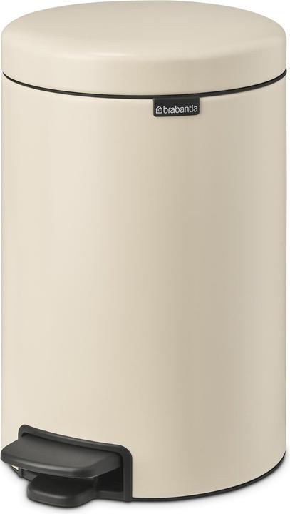 Image du produit Brabantia Poubelle à pédale NewIcon 12 l, Soft Beige (12 l)