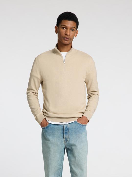 Actual product image Selected Homme Half-zip knitted jumper (XXL)