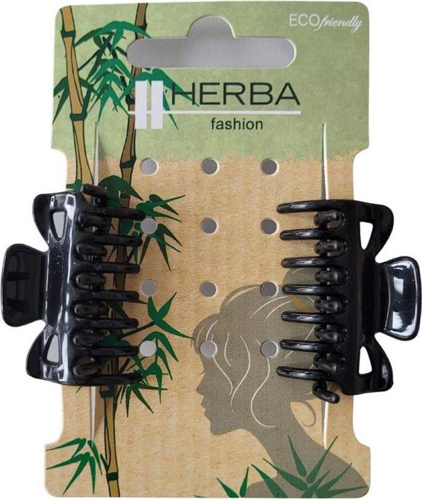 Immagine prodotto Herba Pinza ecologica, nera, 3,8 cm, 2 pezzi. (2 pz.)