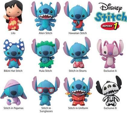 Image du produit Monogram DISNEY - Stitch Series 1 - 3D Foam Bag Clip (Display 24 Pcs)