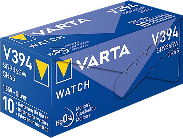 Actual product image Varta 1 Watch V 394 (1 pcs., SR45, 67 mAh)