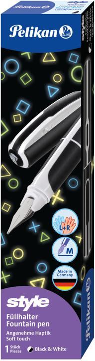 Actual product image Pelikan Fountain pen style Neon (White, Black, 1 x)