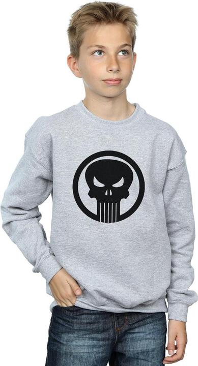 Actual product image Boys The Punisher Skull Circle Sweatshirt (140, 146)