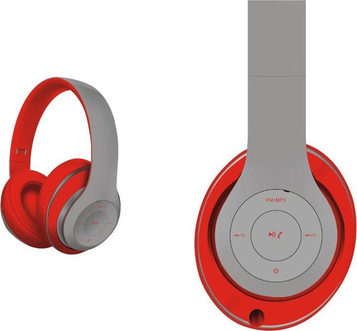 Platinet FH0916GR headphones/headset Calls/Music (8 h, Kabellos)