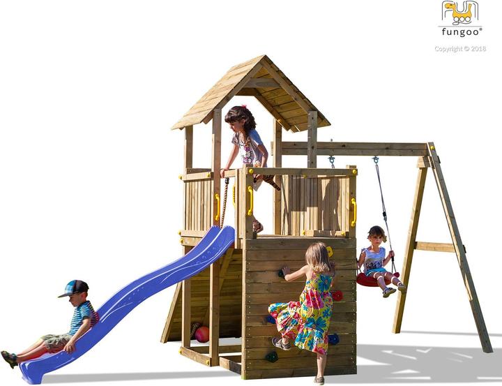Produktbild Fungoo Spielturm mit Rutsche Carol 3